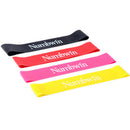 Latex Resistance Band Set for Yoga Workout Black Red Pink Yellow 500mm