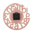 Round Wall Clock Wood Clocks Home Decorative Watch for Living Room Bedroom