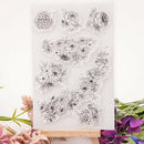 flowers transparent clear silicone stamp for diy scrapbooking photo decoration3C
