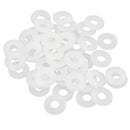 50pcs 4mm x 10mm x 1mm Nylon Spacer Washer Gasket Ring E3V8