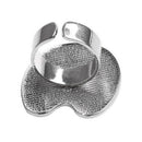 Mini Finger Nail Art Mixing Palette for Free Hand Manicure Ring Nail tools