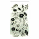 Feather Flower Silicone Clear Transparent Seal DIY Sheet Stamp Photo Album