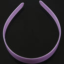 5X(Lady Purple Plastic Hair Hoop Headband Ornament w Teeth B5H5)