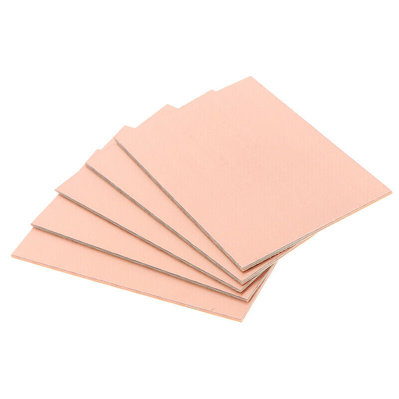 5pcs 7*10CM Single Side Circuit Board Copper Clad Universal PCB Circuit Boar Gw