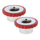 2 Pieces Solid Barbell Collar Weightlifting Spin Lock Screw Dumbbell Clips