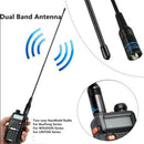 Walkie Talkie Antenna 15.6-Inch Whip Dual Band UV VHF/UHF 144/430Mhz Antenna Ew