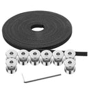 GT2 Timing Belt Pulley, 8Pcs 5mm 20 Teeth Timing Pulley Wheel and GT2 5 Met L1N2