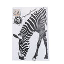 Lovely Zebra DIY Wall Stickers Abstract Art Black Decor Animal Stickers Stick OZ
