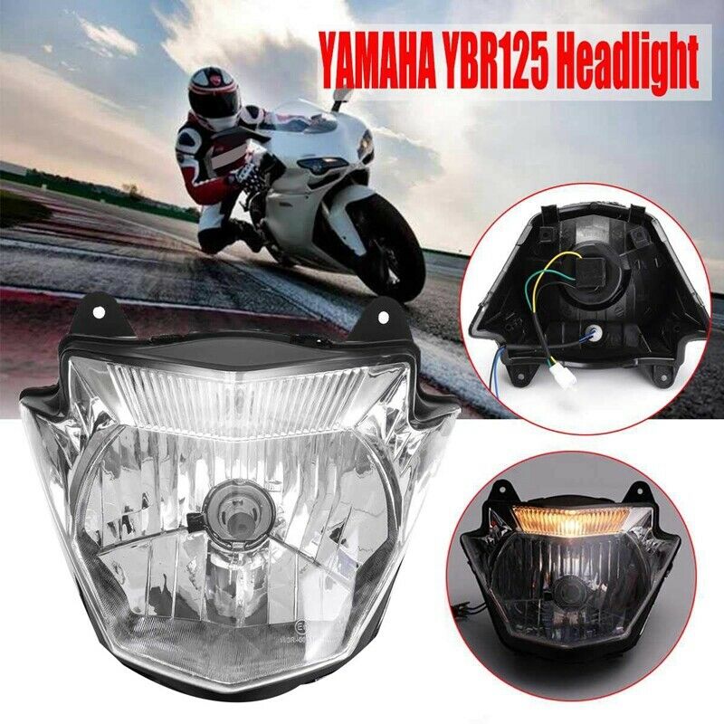 Motorcycle Front Head Light for Yamaha Ybr 125 Headlight Motorbike Parts Mo E2Q8