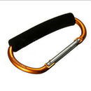 2Universal Large Buggy Mummy Clip Pram Pushchair Shopping Bag Hook Carabiner LJ