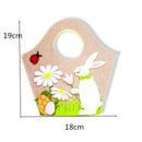 Easter Egg Rabbit Flower Handbag Cute Easter Decoration Party Supplies Kids