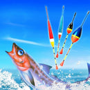 10Pcs Fishing Floats Set Buoy Bobber Fluctuate Mix Size Color float buoy pe R1K6
