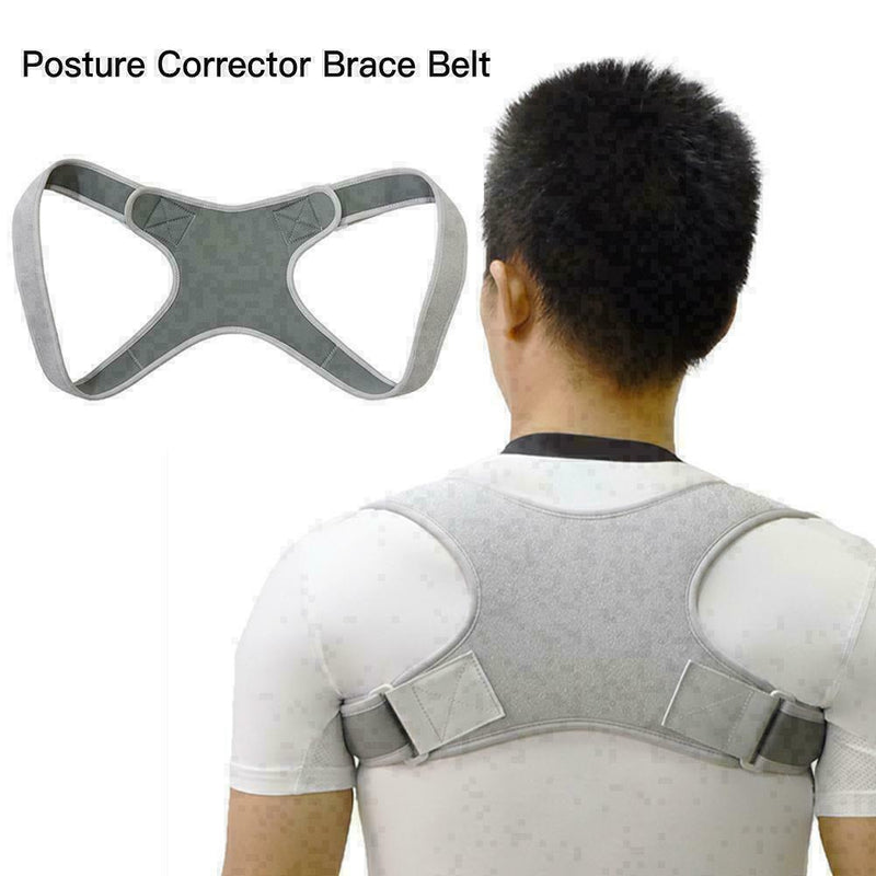 Women Men Posture Corrector Body Brace Bad Back Lumbar Shoulder Support Bel R0Q9