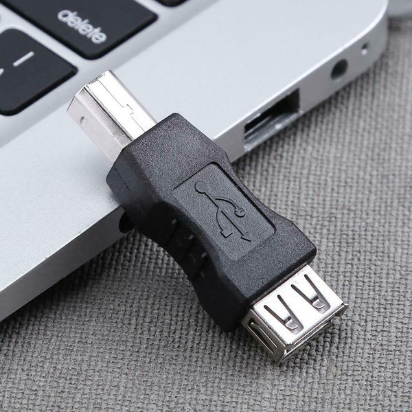 USB 2.0 A Female to B Male Adapter Connector AF to BM Converter for Printer