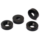4pcs Black Electric Guitar Neck Joint Bushing and Bolts for Guitar Neck Body