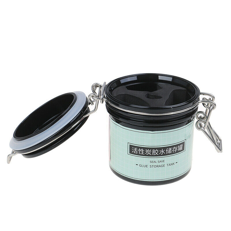 Hot Eyelash Glue Storage Tank Adhesive Stand Storage Container Makeup Tool - 3C