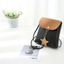 Women'S Shoulder Messenger Bag Pu Star Decoration Mobile Phone Coin Money C