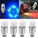 4 x LED Dragonfly Car Wheel Tyre Light Bulb Tire Air Valve Stem Cap Lamp Tool