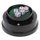 Dice Cup Cup Automatic Black With 5 Dice 6 Faces For Table Games Party Bar Club