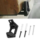 Black Adjustable Door Wall Guide Floor Guide Clip for Sliding Barn Door Har