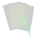 100 Pairs Olive Shape Invisible Double Eyelid Eye Tape Stickers - Nude