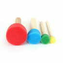 Foam Pouncer Assortment-Sponge Painting Stippler Set 24/pkg-Foam Brush Valu C7N7