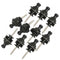 10pcs Guitar Bass Strap Locks Black Schaller-style Straplocks Replacement R