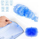 Reusable Silicone Stretch Lid Bowl Pot Food Fresh Seal Cover (6x Square) A