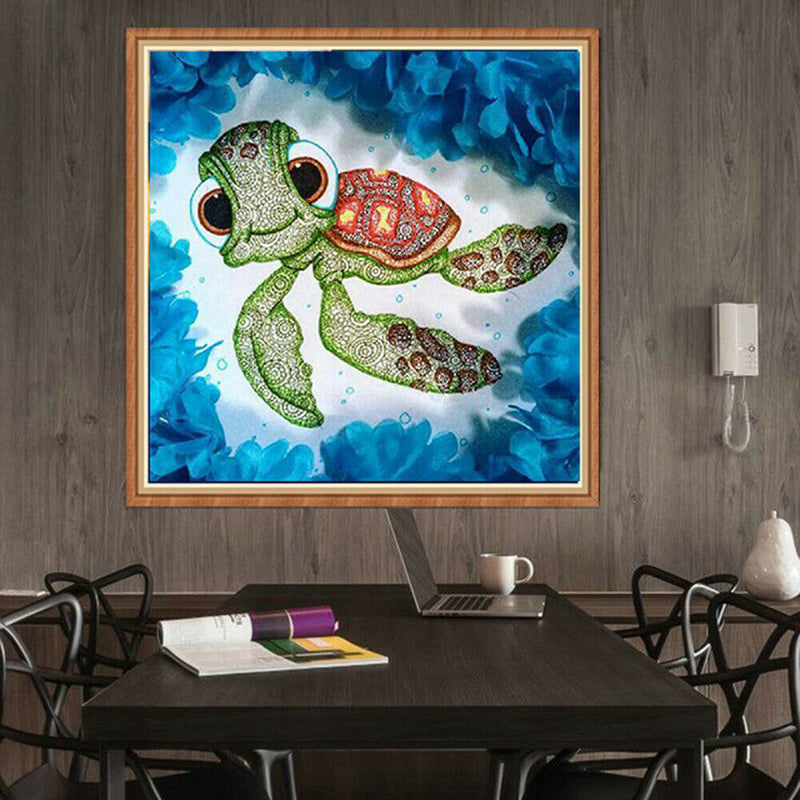 5D DIY Full Drill Diamond Painting Tortoise Embroidery Mosaic Craft Kit