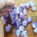 Natural Amethyst Skeletal Quartz Point Crystal Cluster Healing Specimen Stone Cy