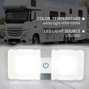 48 LED Double Dome Light Stepless Dimming Interior Reading Lamp for RV Marine