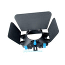 M1 Matte Box Camera Shade for 15mm Rail Rod Follow Focus Rig Cage Camera
