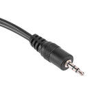 3pin 2 XLR Male to 3.5mm TRS Male Cable Audio Adapter Cable Metal Connector