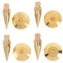 4Pcs 6 x 36MM Copper speaker spike isolation stand + base pad feet mat Z-PN FT