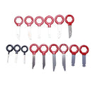 17Pcs Professional Car Radio Audio Stereo Cd Player Removal Key Tool Kit I8Q2