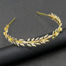 Women Leaf Hairband Headband Headpiece Bridal Wedding Tiara Hair Accessories JR