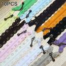 10pcs For Purse Bags Daily Zipper Lace Closed End DIY Sewing Universal Repair