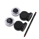 Miss Rose 3Pcs/Set Eye Makeup Set Black + Brown Cake Eyeliner Long Lasting  L3L9