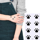1XSexy Cat Footprints Temporary Tattoos Body Arm Leg Waterproof Tattoo`StickerME