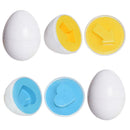 Montessori Learning Education Math Toys 3pcs Smart Eggs Puzzle Game for Kid