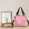 Shoulder Messenger Handbags Women Large Capacity Totes Crossbody Bag (Pink)