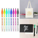 8/12 Color Metallic Markers Glitter Writing Doodle Dazzle Pen Mark 8 Colors