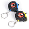 2pcs Retractable Ruler Tape Measure Key Chain Mini Pocket Size 1m Measure Tool3C