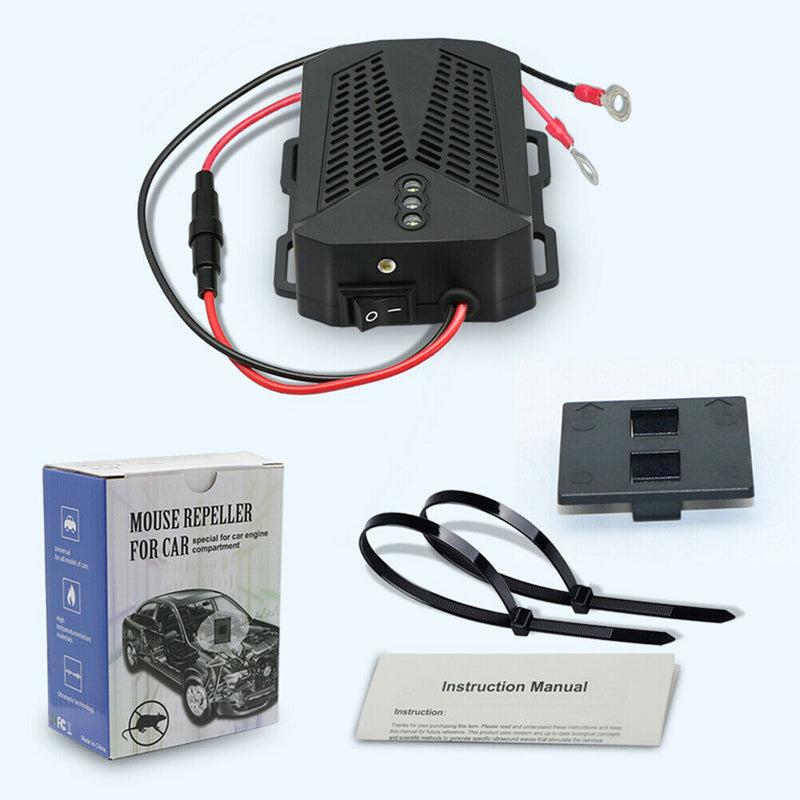 12V Car Rat Rodent Ultrasonic Repellent Marten Shock Mice Repeller Engine  A