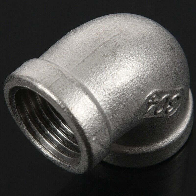 1/2BSP Female 90 Degree Stainless Steel Equal Elbow Pipe Fitting