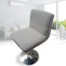 Stretch One-piece Low Short Back Chair Pretector for Kitchen Party Grey