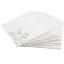 60x Butterfly Flower Place Table Numbers Guest Seating Name Cards for Weddi
