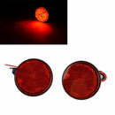 Car Truck Trailer Pickup LED Round Reflector Rear Tail Brake Stop Marker Light3C