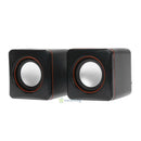 USB 2.0 Square Style Portable Mini Audio Speaker Subwoofer for Phone PC Computer