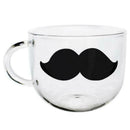 540Ml Novelty Glass Cup Mugs Coffee Tea Milk Breakfast Mug Creative Gifts B S5S1